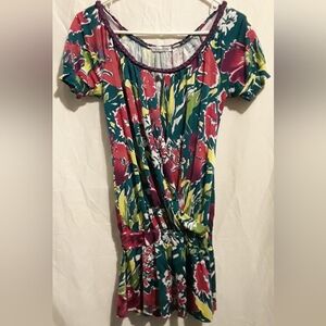 Miss diva small petite floral mini dress